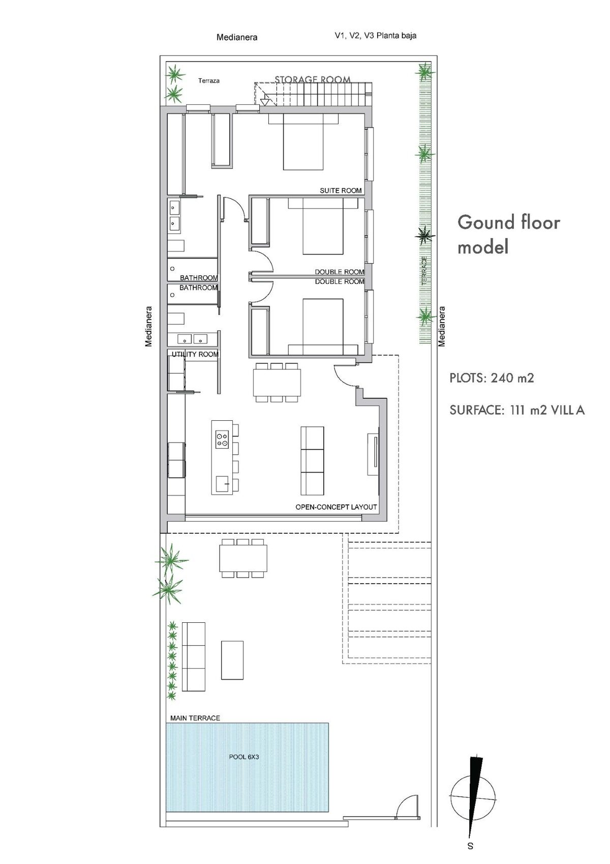 Willa z 3 sypialniami, 111m² w Los Alcazares, Hiszpania [ID: 0137-N9667]