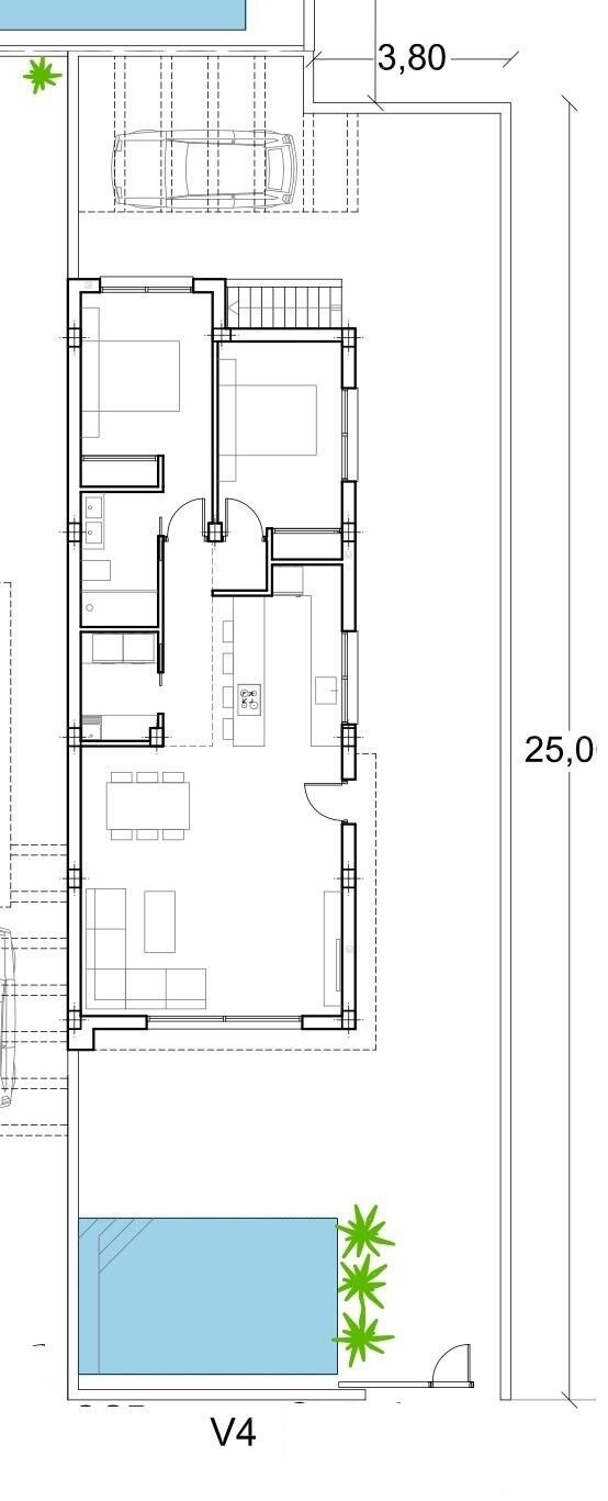 Willa z 2 sypialniami, 90m² w Los Alcazares, Hiszpania [ID: 0137-N9666]