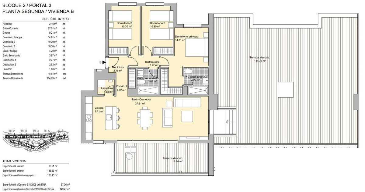 Penthouse z 3 sypialniami, 149m² w Casares, Hiszpania [ID: 0137-N7970]