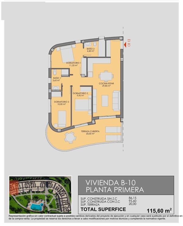 Квартира в Лос-Алькасарес, Испания, 86м² - изображение 19