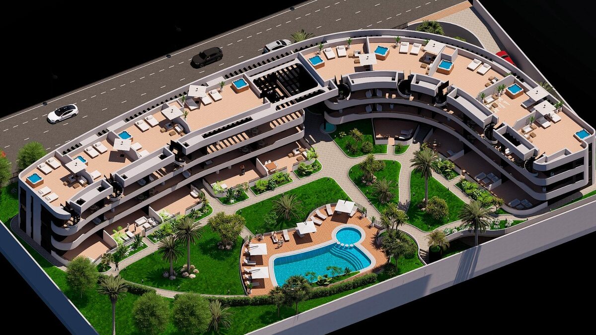 Penthouse z 2 sypialniami, 73m² w Los Alcazares, Hiszpania [ID: 0137-N9679]