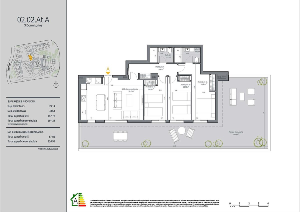 Пентхаус з 3 спальнями, 126м² в Міхас, Іспанія [ID: 0137-SP1529]
