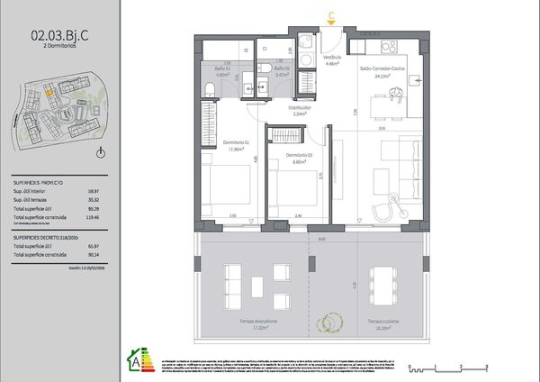 Квартира в Михас, Испания, 90м² - изображение 18