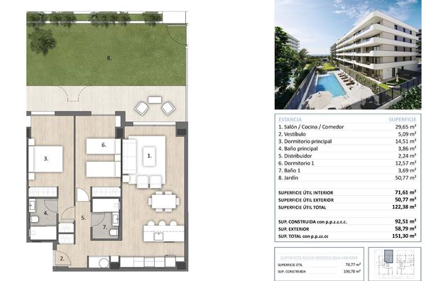 Квартира в Велес-Малага, Испания, 100м² - изображение 11