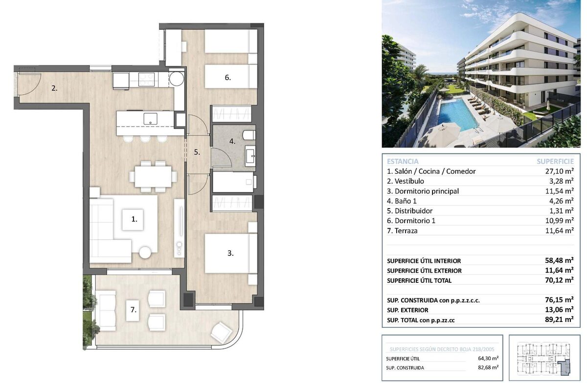 Квартира з 2 спальнями, 82м² в Велес-Малага, Іспанія [ID: 0137-SP1532]