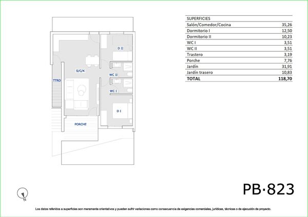 Бунгало в Сан-Мигель-де-Салинас, Испания, 70м² - изображение 12