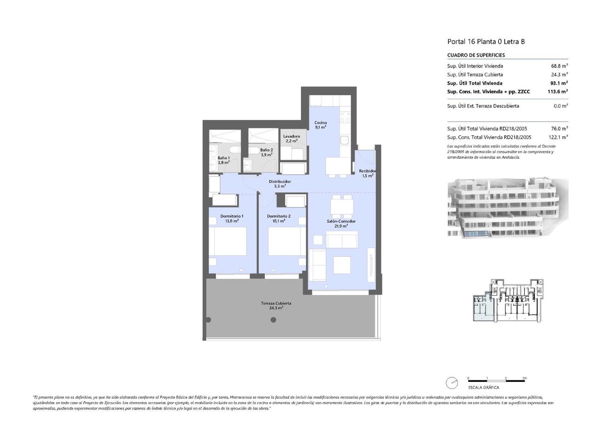 Apartment with 2 bedrooms, 122m² in Марбелья, Spain [ID: 0137-SP0622]