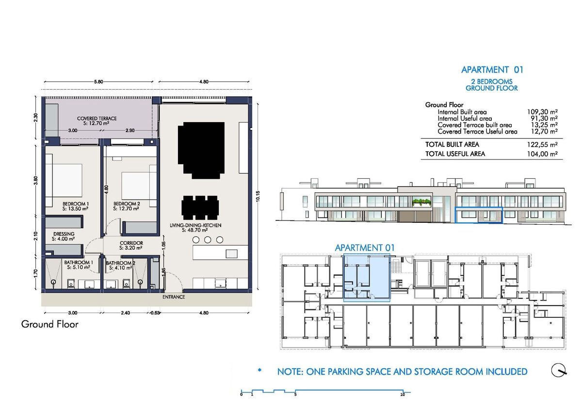 Apartment with 2 bedrooms, 122m² in Марбелья, Spain [ID: 0137-SP1541]