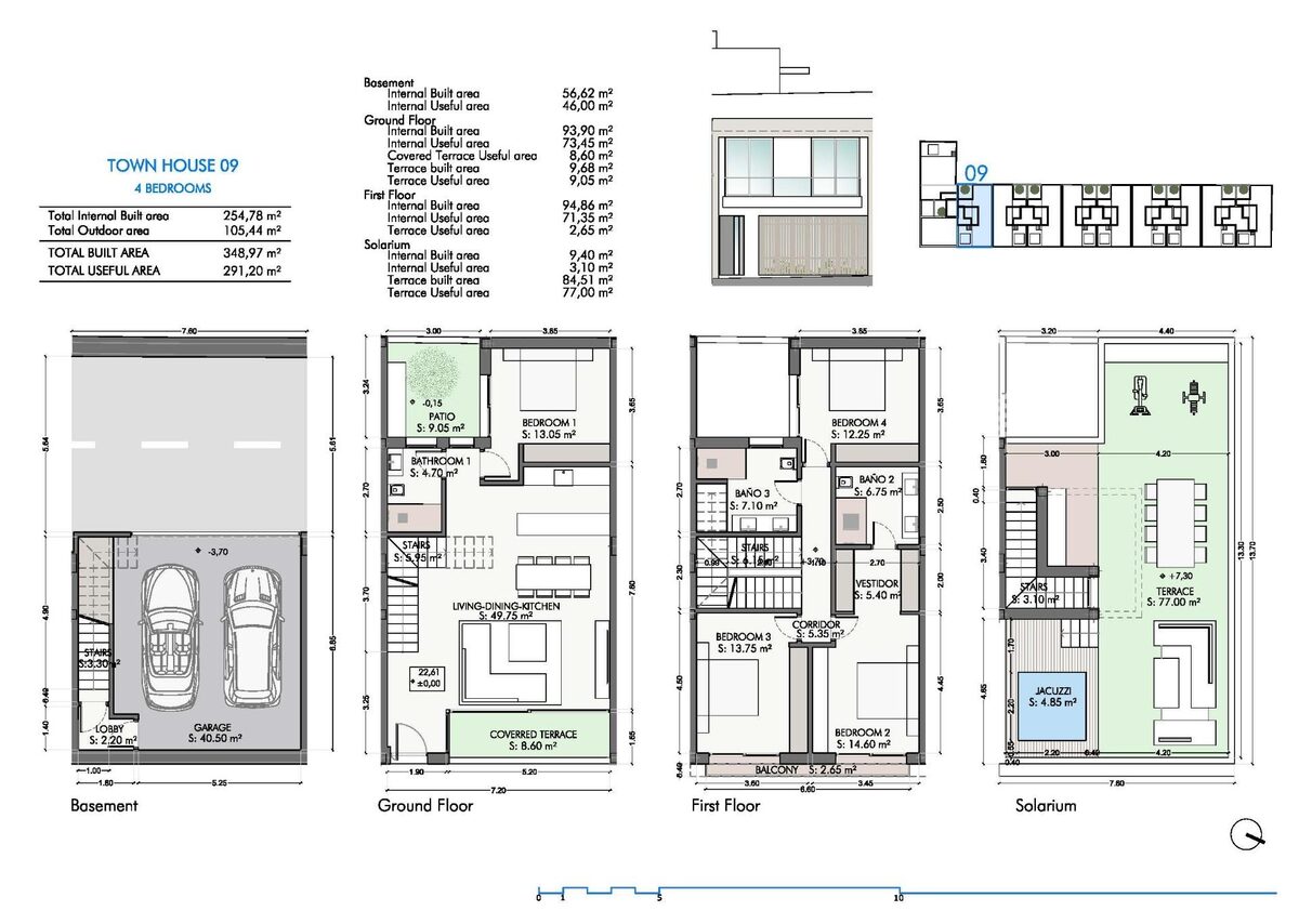 Townhouse with 4 bedrooms, 254m² in Марбелья, Spain [ID: 0137-SP1537]