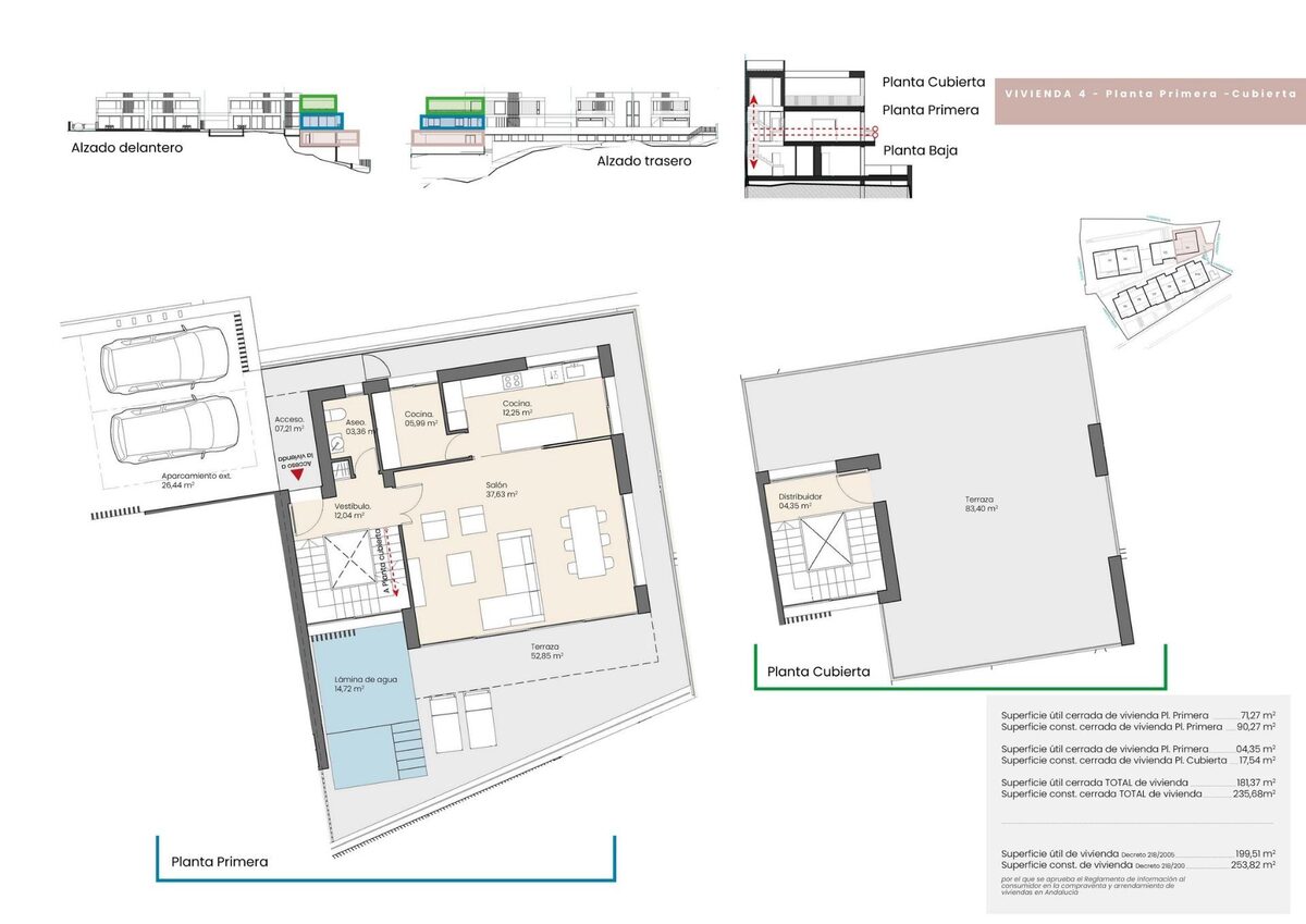 Townhouse with 4 bedrooms, 253m² in Малага, Spain [ID: 0137-SP1557]
