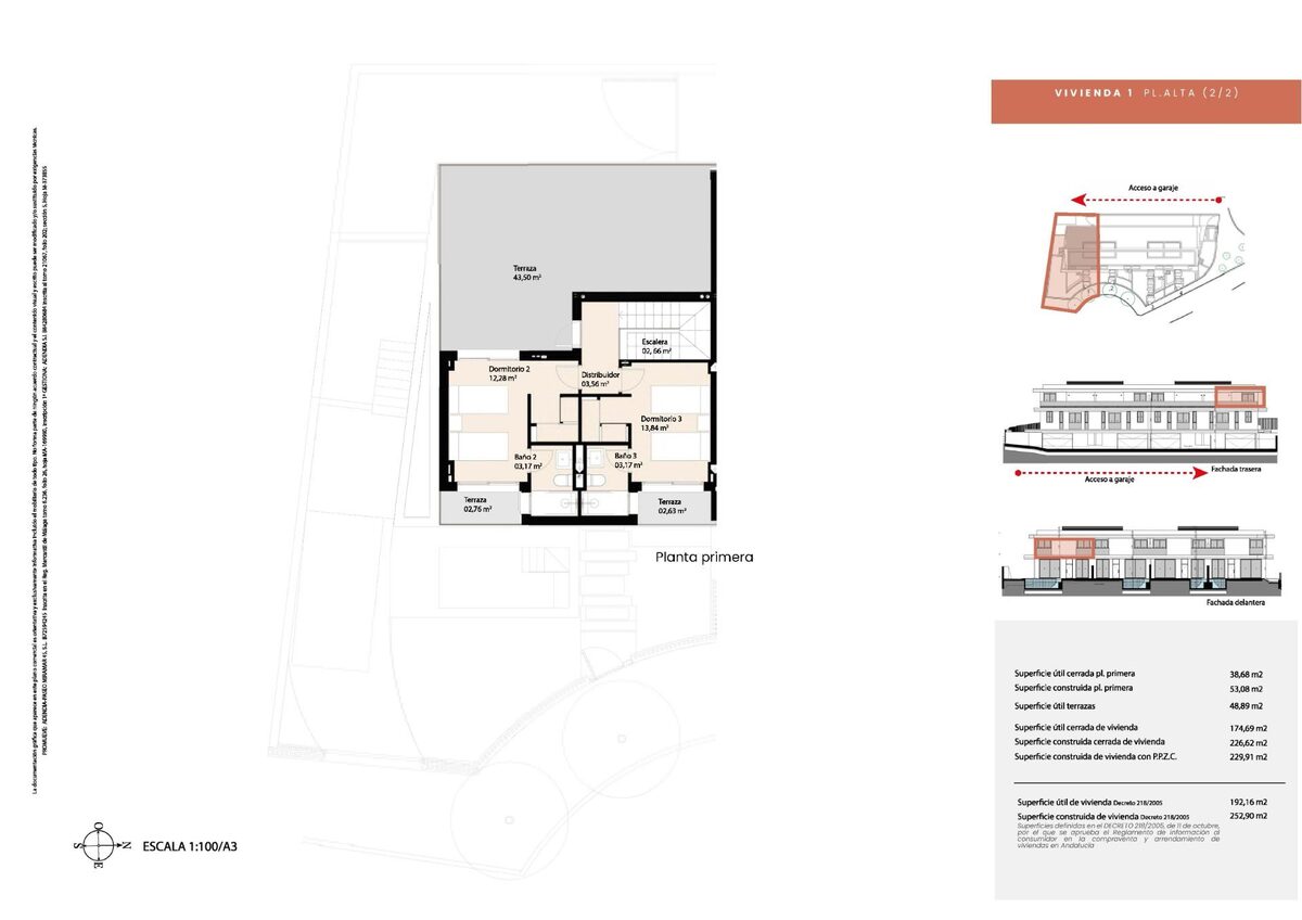 Townhouse with 3 bedrooms, 252m² in Малага, Spain [ID: 0137-SP1553]