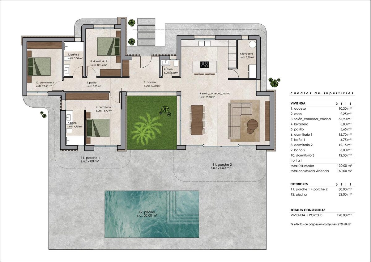 Villa with 3 bedrooms, 160m² in Pinoso, Spain [ID: 0137-N9698]