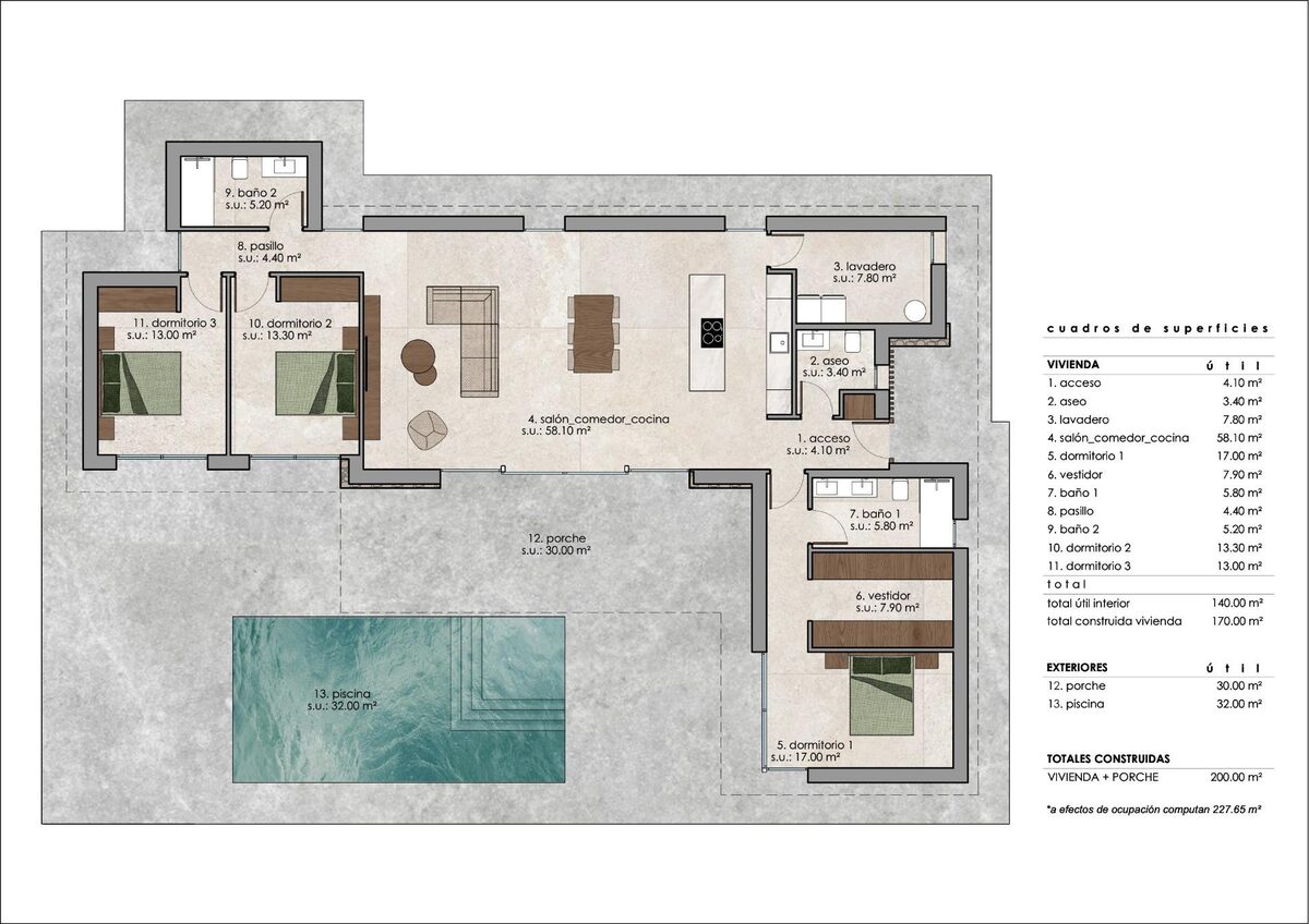 Villa with 3 bedrooms, 170m² in Pinoso, Spain [ID: 0137-N9699]