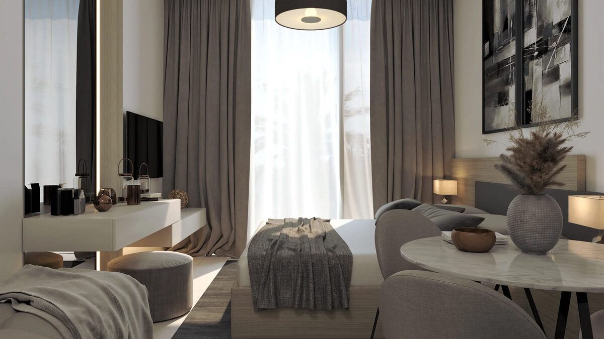 Квартира з 1 спальнею, 64.95м² в Дубай, ОАЕ [ID: 1102-a9fe973c]