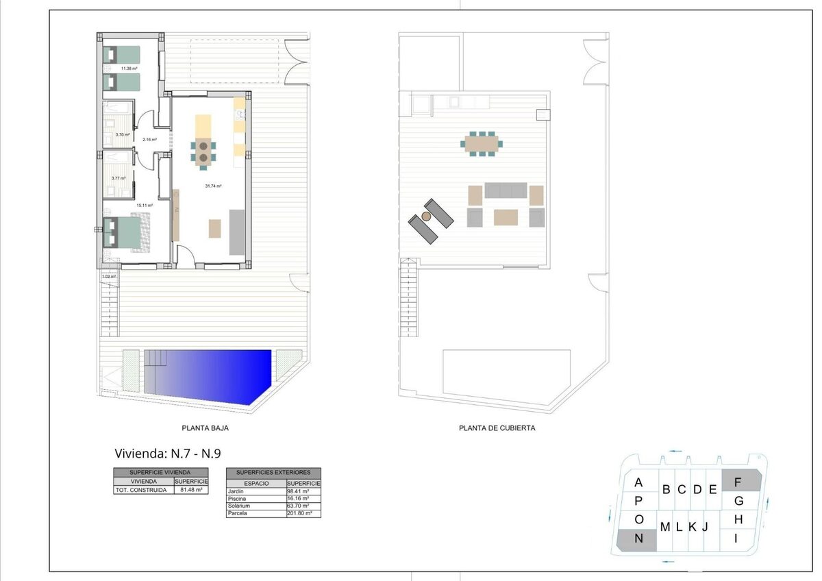 Villa with 2 bedrooms, 81m² in Torre Pacheco, Spain [ID: 0137-N9721]