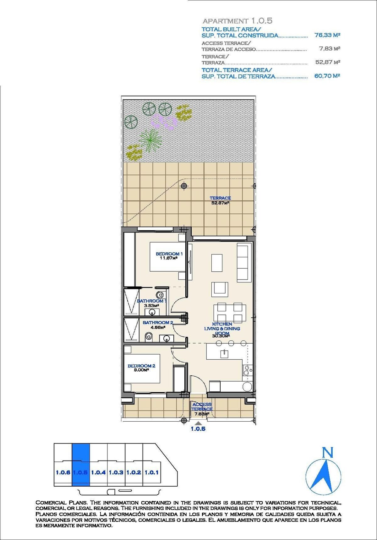 Apartament z 2 sypialniami, 76m² w Los Alcazares, Hiszpania [ID: 0137-N9723]