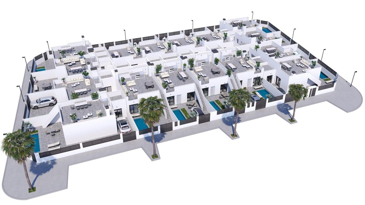 Townhouse with 2 bedrooms, 82m² in Torre Pacheco, Spain [ID: 0137-N9720]