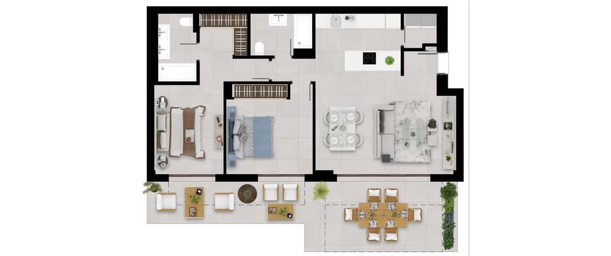 Квартира з 2 спальнями, 98м² в Істан, Іспанія [ID: 0137-N9711]