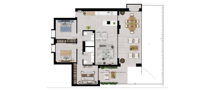 Квартира з 3 спальнями, 109м² в Істан, Іспанія [ID: 0137-N9712]