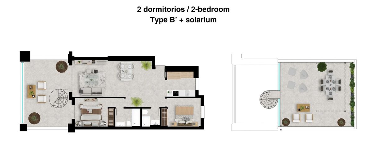 Пентхаус с 2 спальнями, 82м² в Манильва, Испания [ID: 0137-N9747]