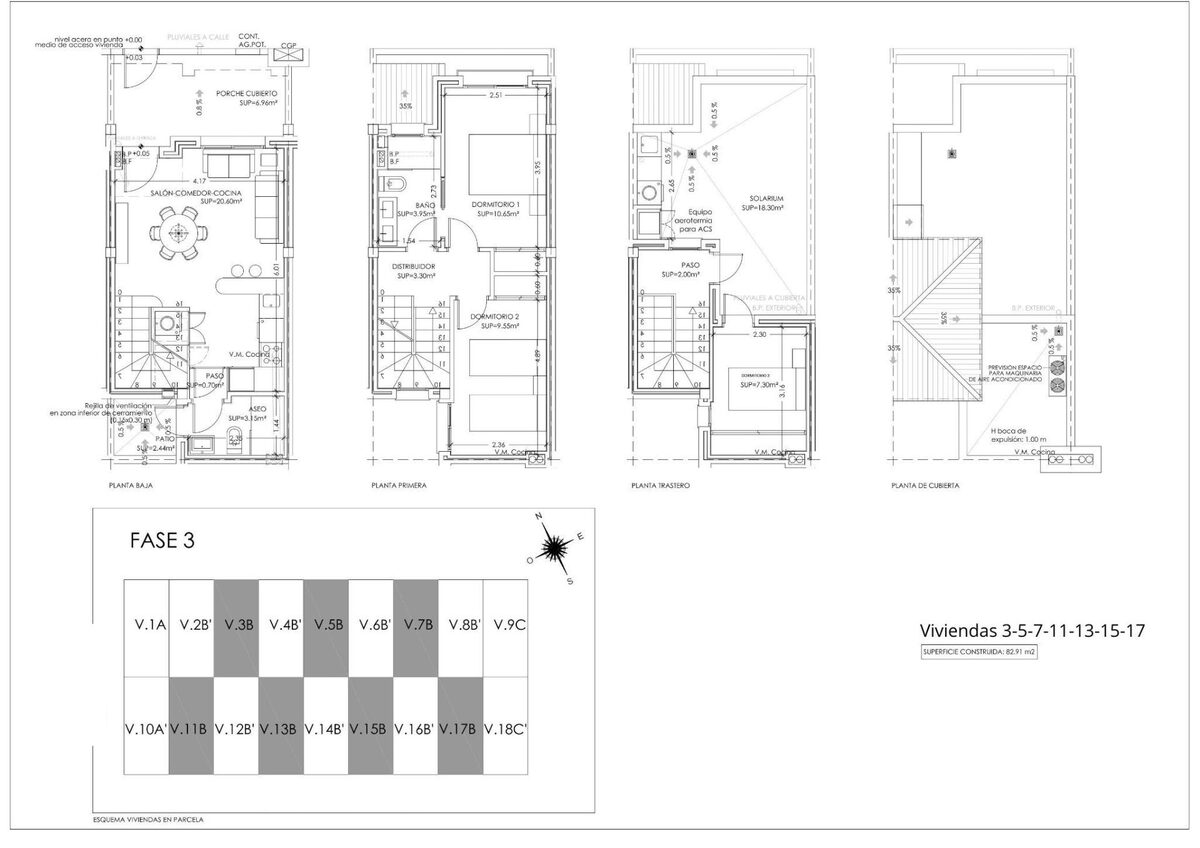Townhouse with 3 bedrooms, 82m² in Torre Pacheco, Spain [ID: 0137-N9728]