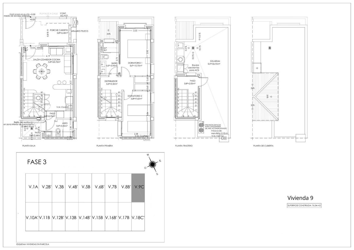 Townhouse with 2 bedrooms, 76m² in Torre Pacheco, Spain [ID: 0137-N9727]
