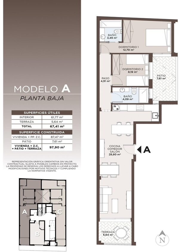 Квартира в Торрев'єха, Іспанія, 97м² - зображення 11