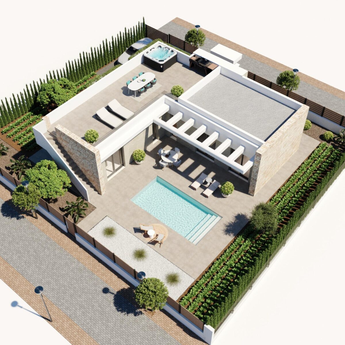 Villa with 3 bedrooms, 114m² in Fuente Alamo, Spain [ID: 0137-N9751]