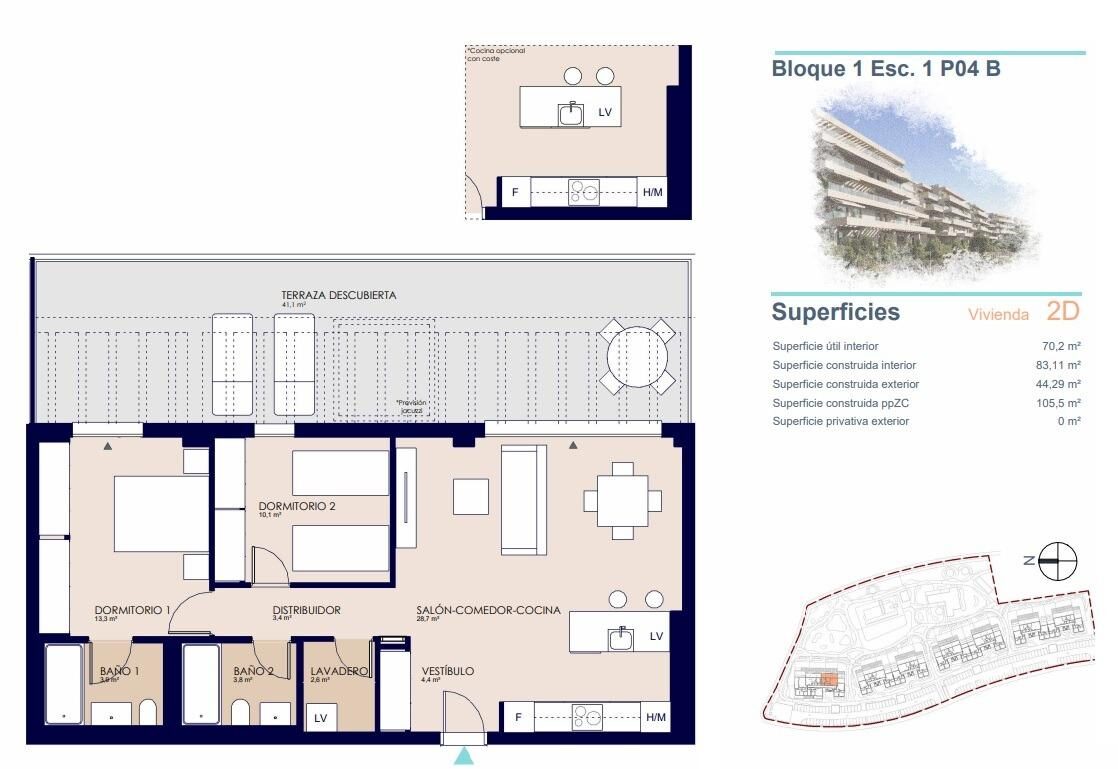 Пентхаус з 2 спальнями, 83м² в Денія, Іспанія [ID: 0137-SP1058]
