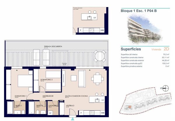 Пентхаус в Дения, Испания, 83м² - изображение 9