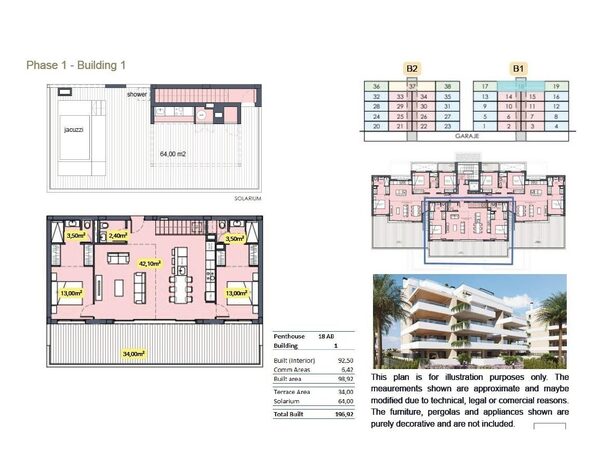 Пентхаус в Торре-Пачеко, Іспанія, 98м² - зображення 30