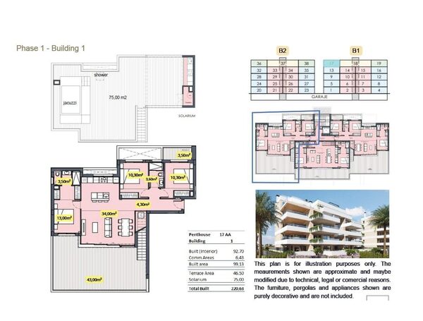 Пентхаус в Торре-Пачеко, Іспанія, 99м² - зображення 30