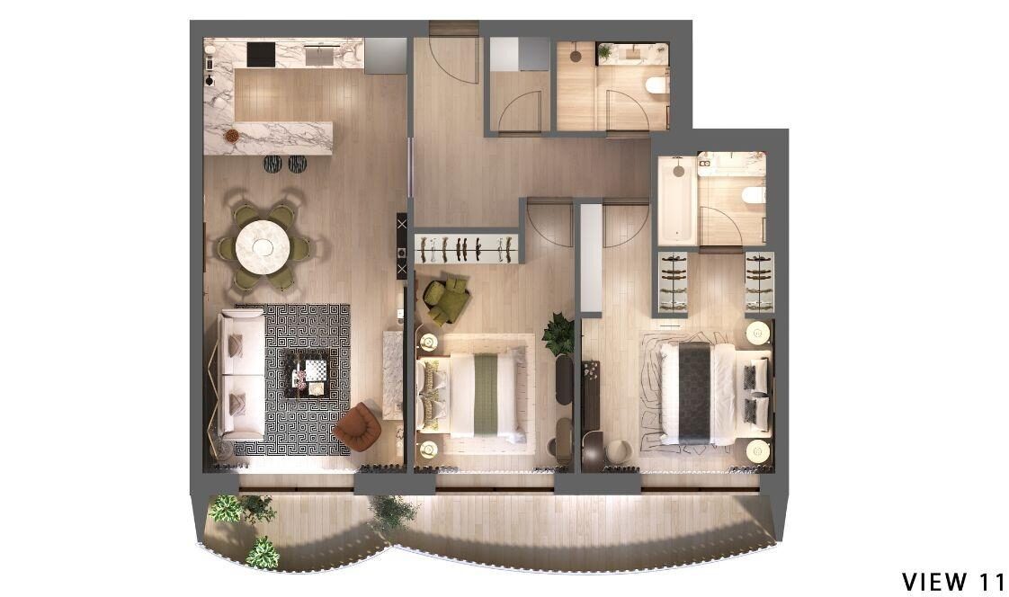 Квартира с 2 спальнями, 93м² в Ла-Линеа-де-ла-Консепсьон, Испания [ID: 0137-SP1652]