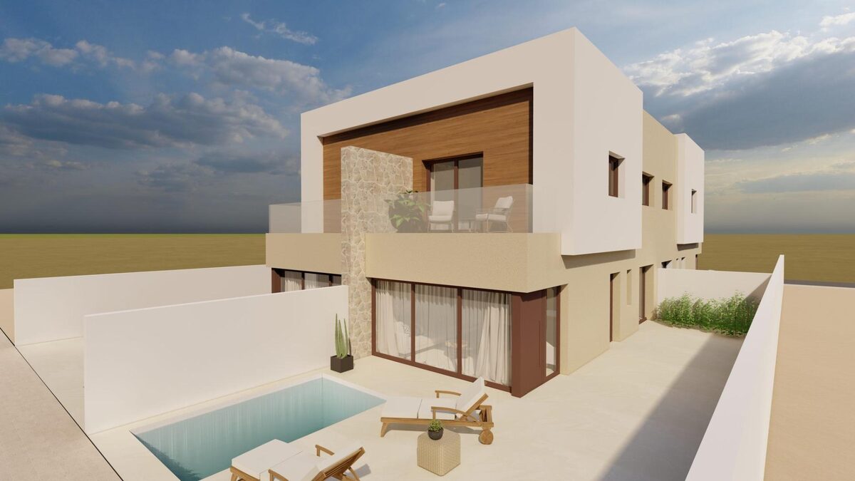 Quad House з 3 спальнями, 120м² в Сан-Хав'єр, Іспанія [ID: 0137-N9768]