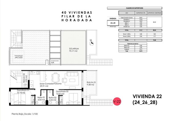 Бунгало в Пилар-де-ла-Орадада, Испания, 72м² - изображение 24