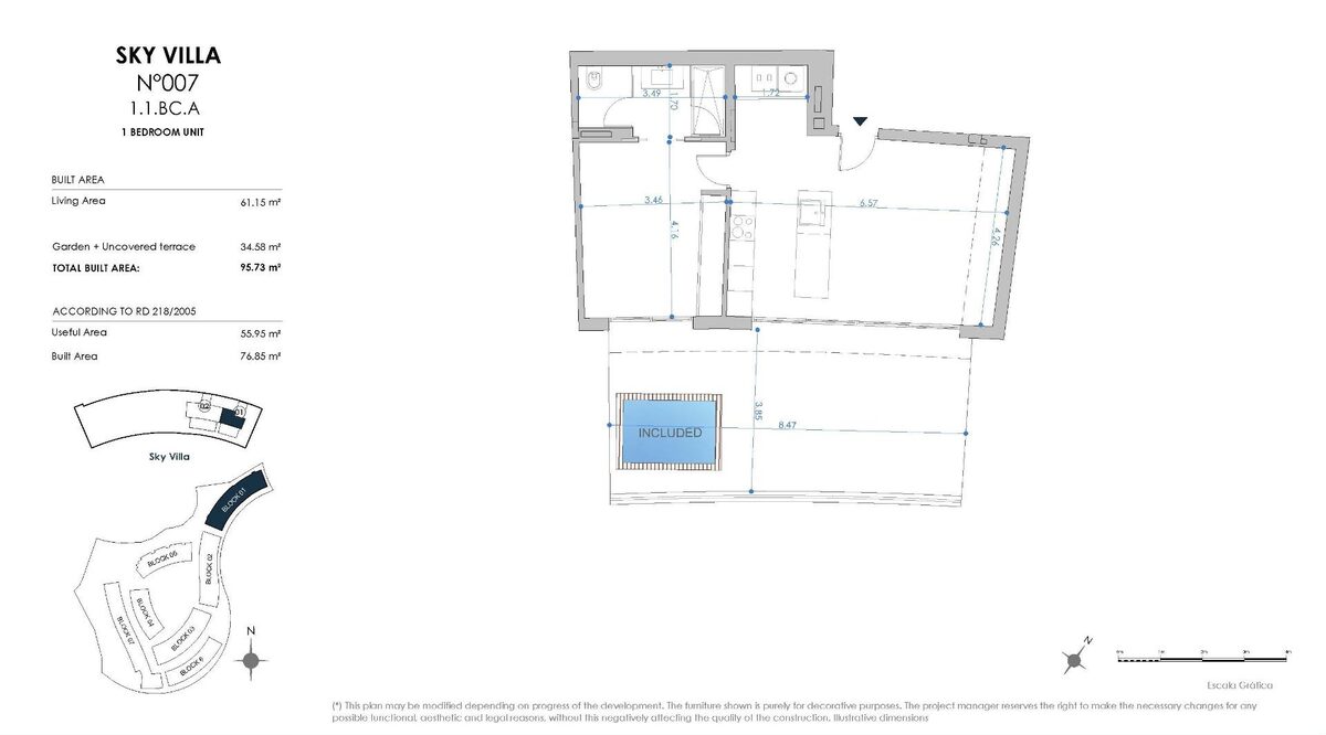 Пентхаус з 1 спальнею, 76м² в Фуенхірола, Іспанія [ID: 0137-SP1644]