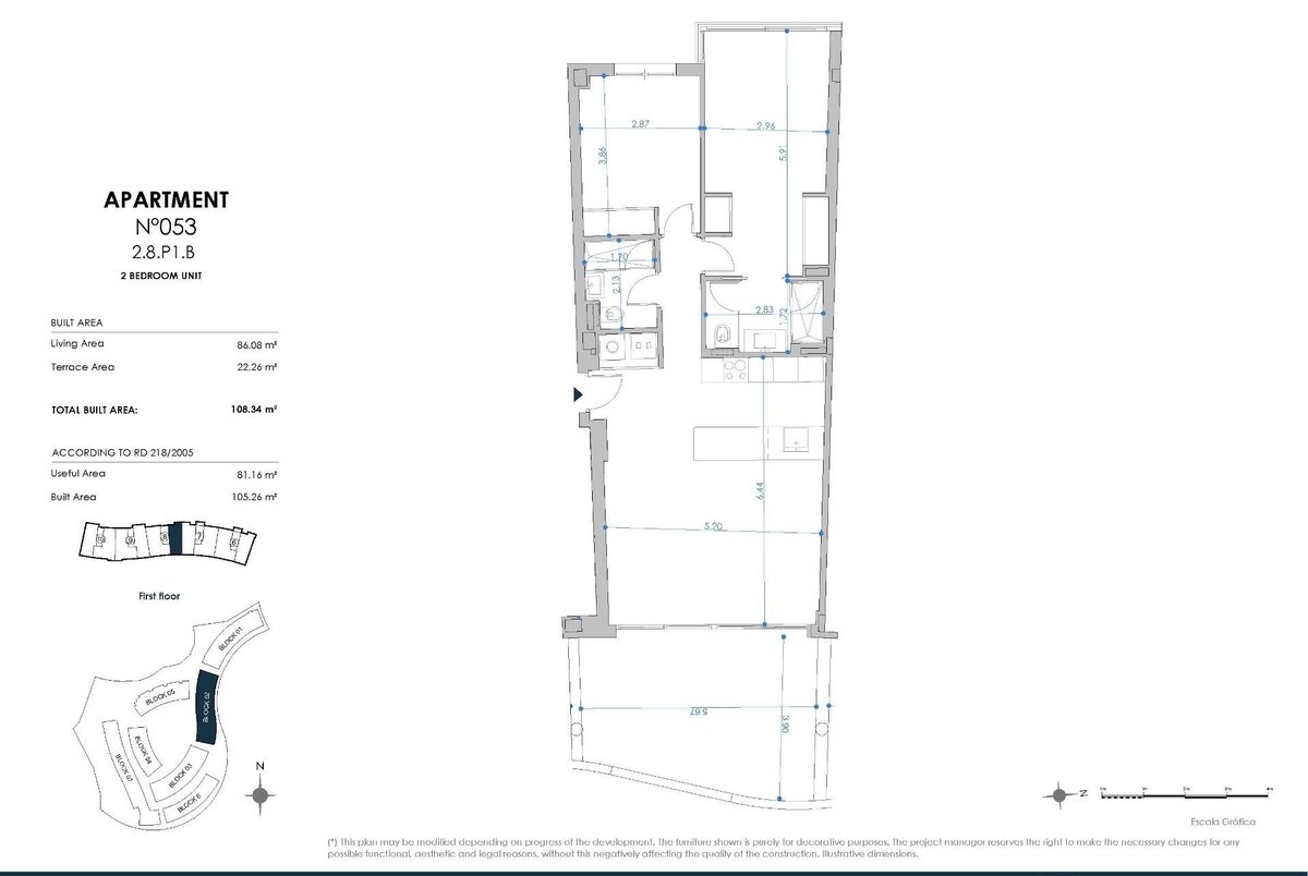 Apartment with 2 bedrooms, 105m² in Fuengirola, Spain [ID: 0137-SP1642]