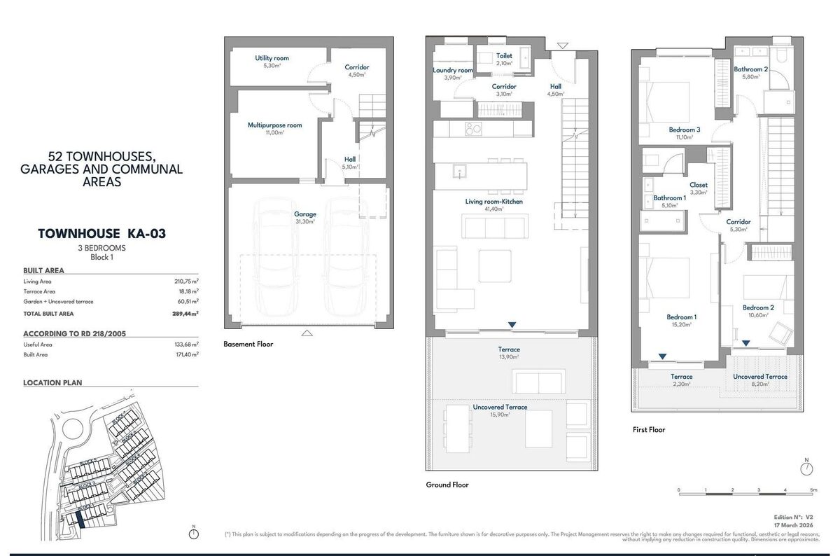 Townhouse with 3 bedrooms, 171m² in Fuengirola, Spain [ID: 0137-SP1635]
