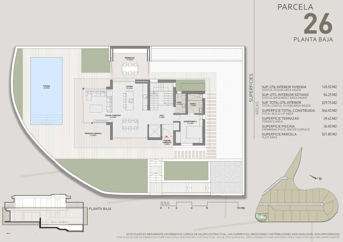 Willa z 4 sypialniami, 366m² w Benidorm, Hiszpania [ID: 0137-SP1639]