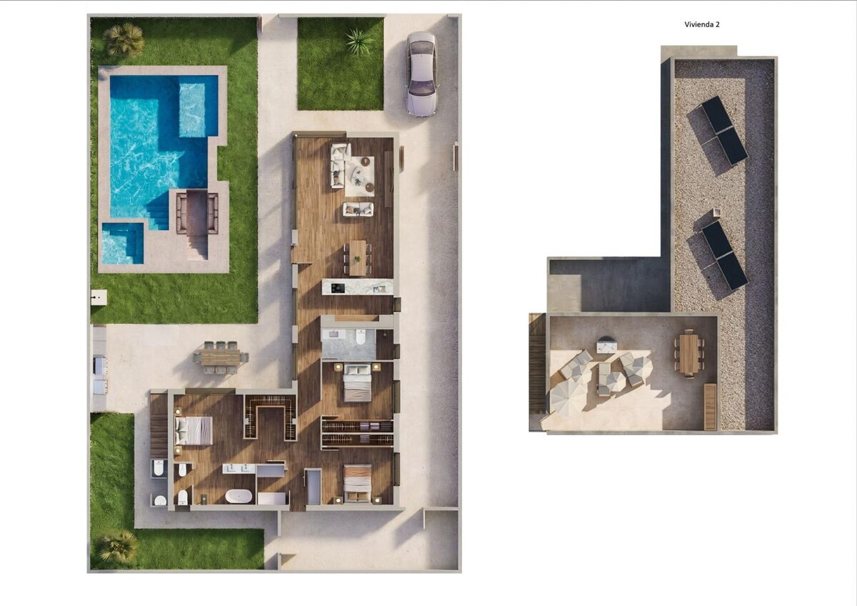 Вилла с 3 спальнями, 145м² в Сукина, Испания [ID: 0137-N9763]