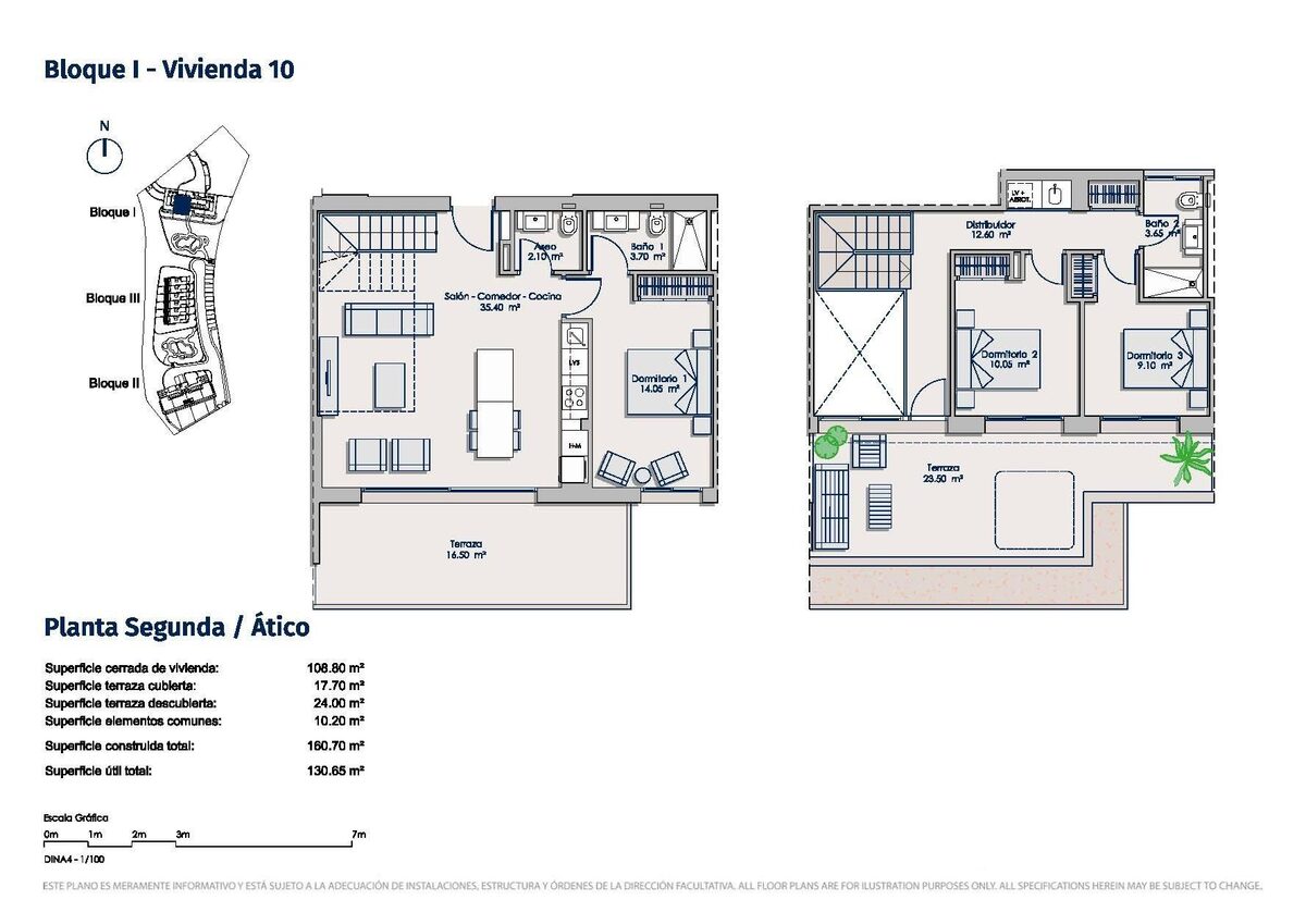 Penthouse z 3 sypialniami, 108m² w Finestrat, Hiszpania [ID: 0137-SP1664]