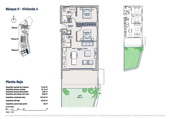 Apartament w Finestrat, Hiszpania, 77m² - obraz 14