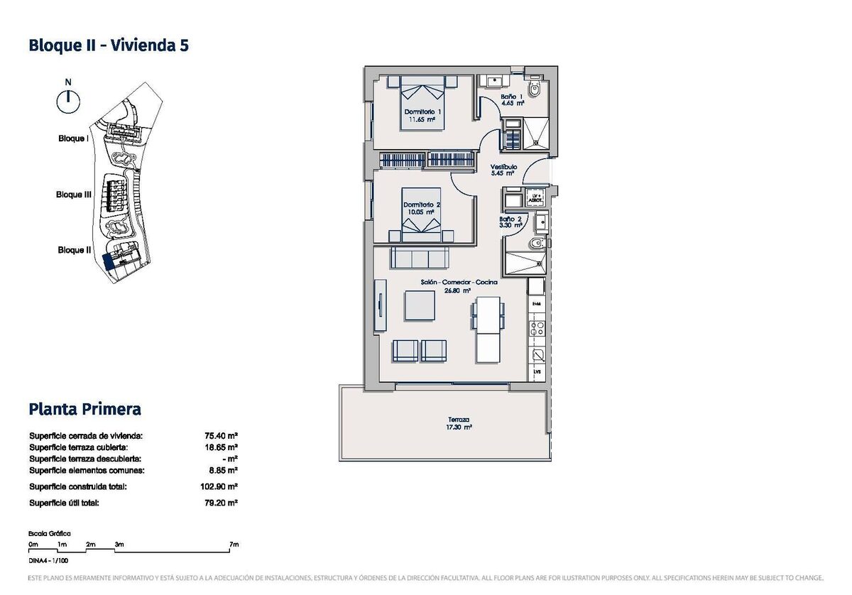 Apartament z 2 sypialniami, 75m² w Finestrat, Hiszpania [ID: 0137-SP1663]