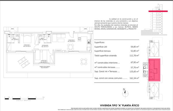 Penthouse w Villajoyosa, Hiszpania, 67m² - obraz 17