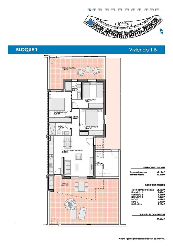 Бунгало в Пилар-де-ла-Орадада, Испания, 75м² - изображение 8