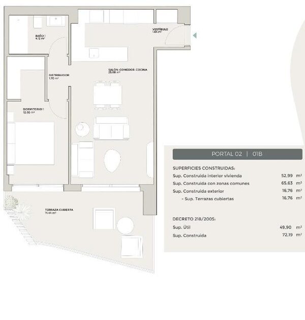 Квартира в Торремолинос, Испания, 56м² - изображение 8