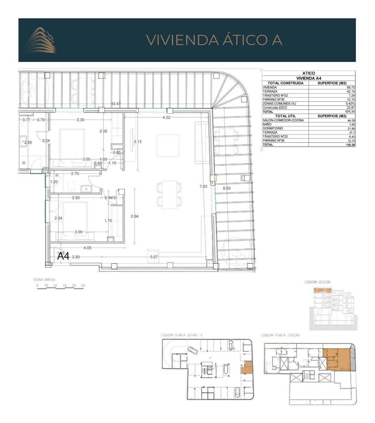 Пентхаус с 2 спальнями, 91м² в Михас, Испания [ID: 0137-N9817]