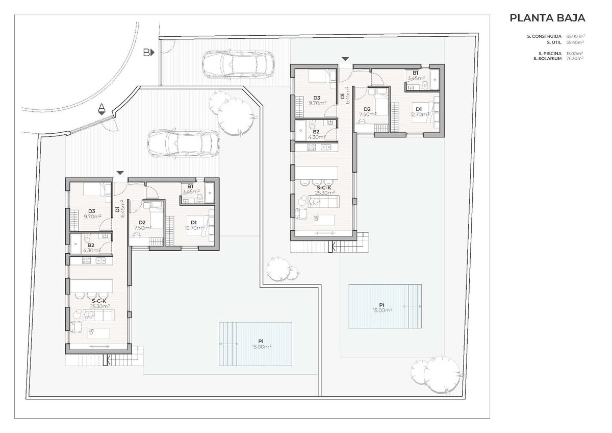 Willa z 3 sypialniami, 85m² w Mazarron, Hiszpania [ID: 0137-N9811]