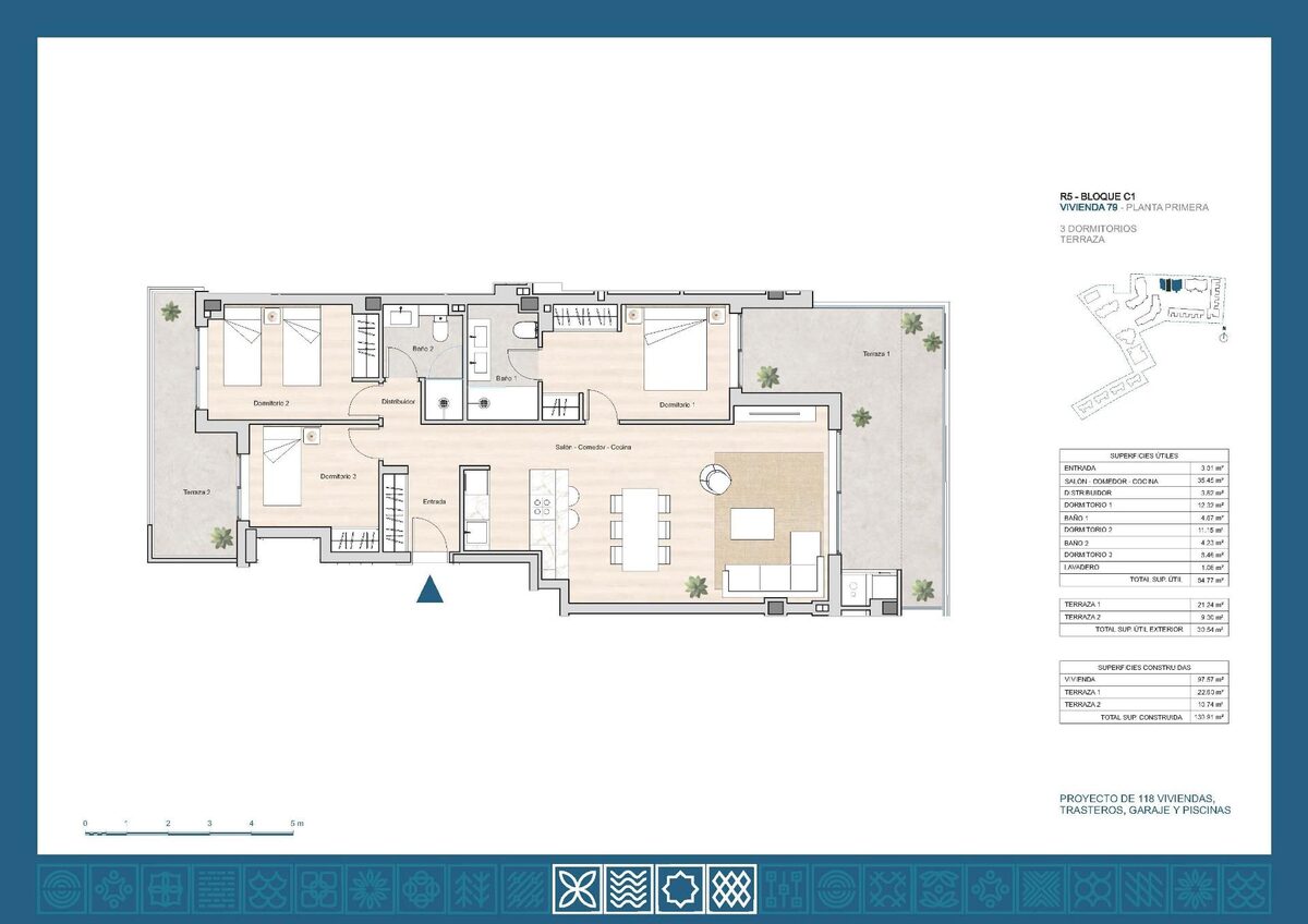 Apartament z 3 sypialniami, 96m² w la-linea-de-la-concepcion, Hiszpania [ID: 0137-N9805]