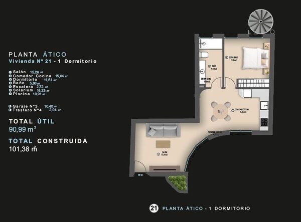 Penthouse w Torrevieja, Hiszpania, 50m² - obraz 13